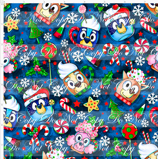 Heeler Holidays - Cocoa cups - main - navy - SMALL SCALE