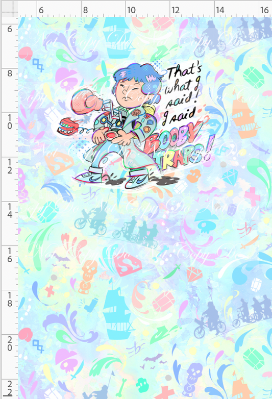 Hey you guys - panel - colorful - booby traps - CHILD