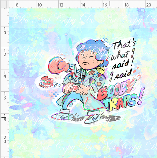 Hey you guys - panel - colorful plain - booby traps - ADULT