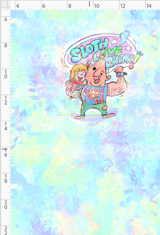 Hey you guys - panel - colorful plain - sloth love chunk - CHILD