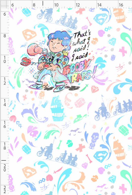 Hey you guys - panel - white - booby traps - CHILD