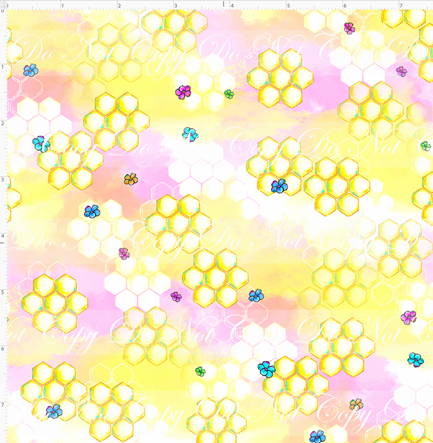 Honeybear & Friends - Honeycomb coordinate - Small Scale