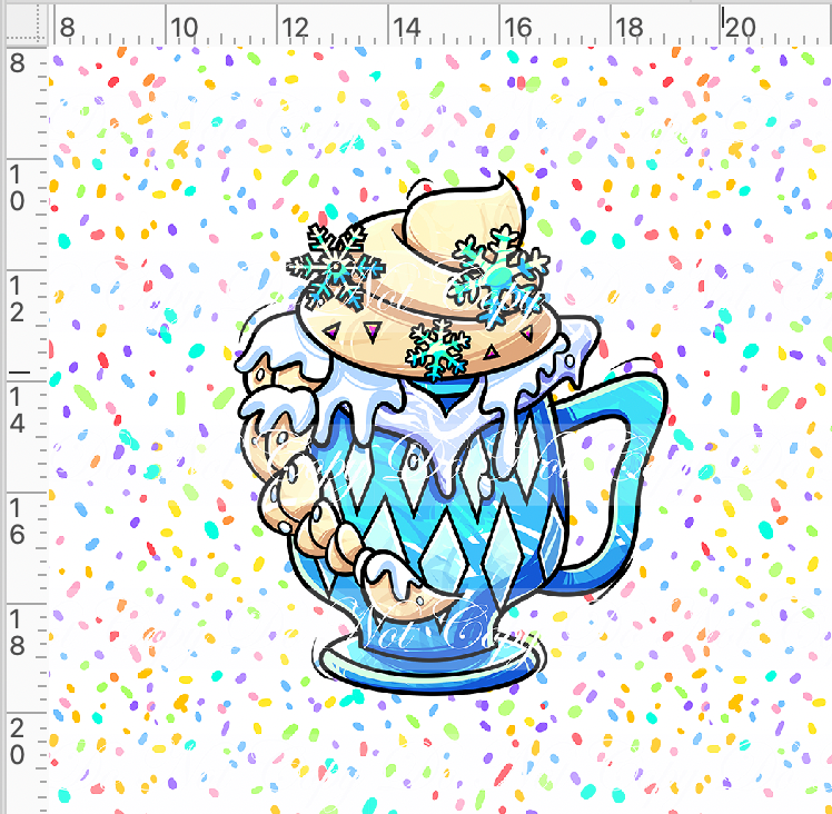 Hot Cocoa-Panel-White-Snow Queen cup-Adult