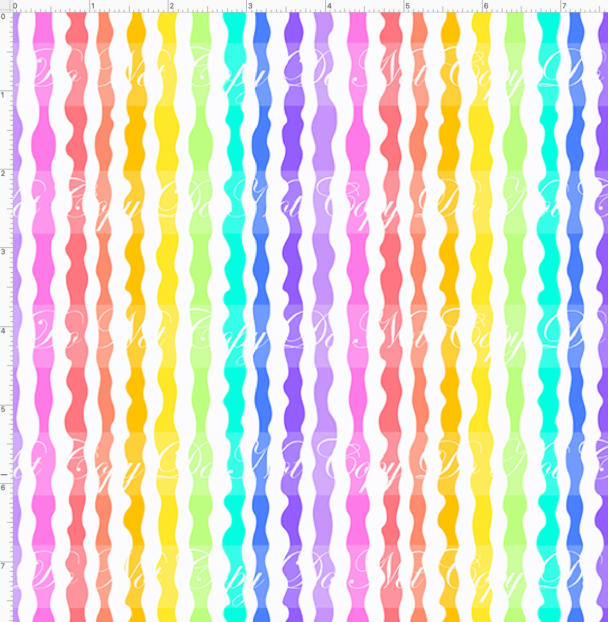 Hot Cocoa - Wavy Stripes