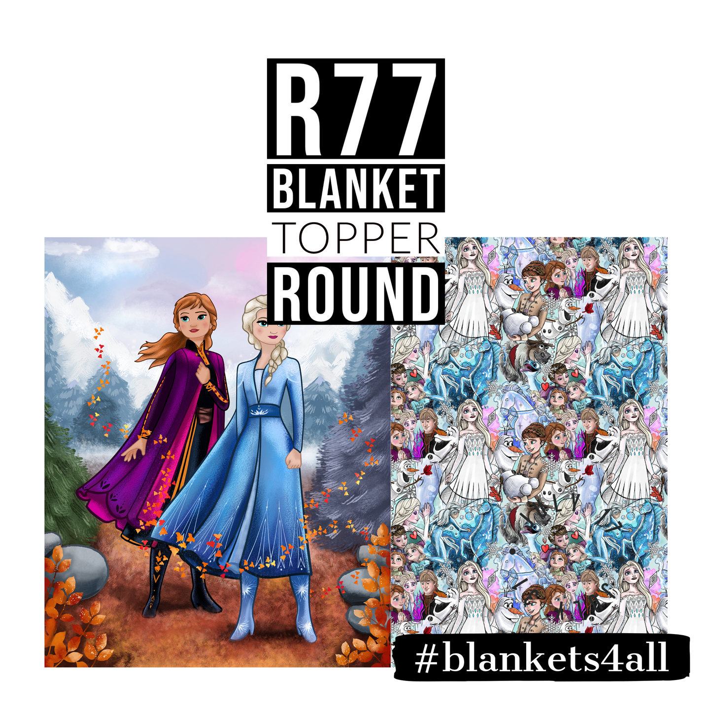 Into the Unknown - Childrens Blanket Panel 58W x 36H