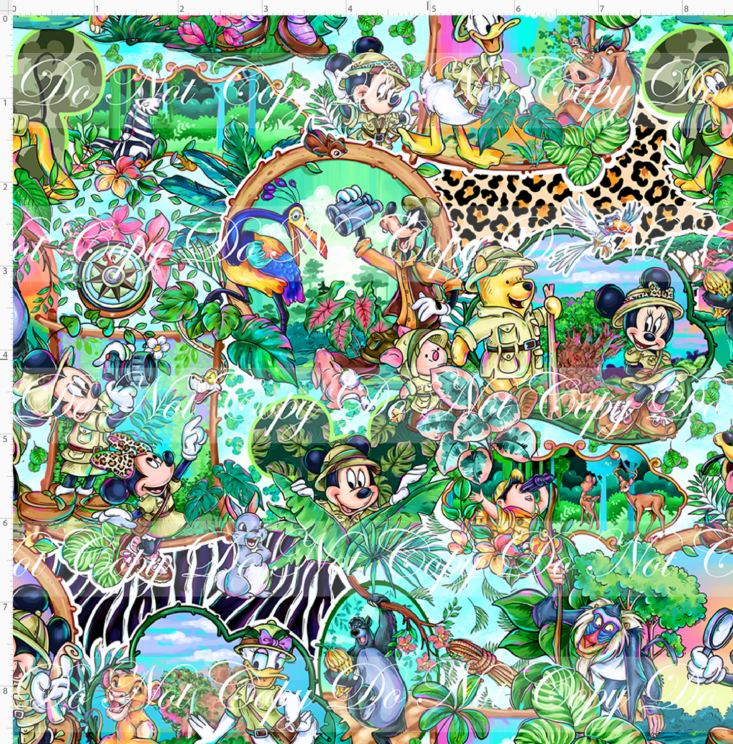 Jungle Journey - Main - Scenic Ride - Small Scale - Light Blue