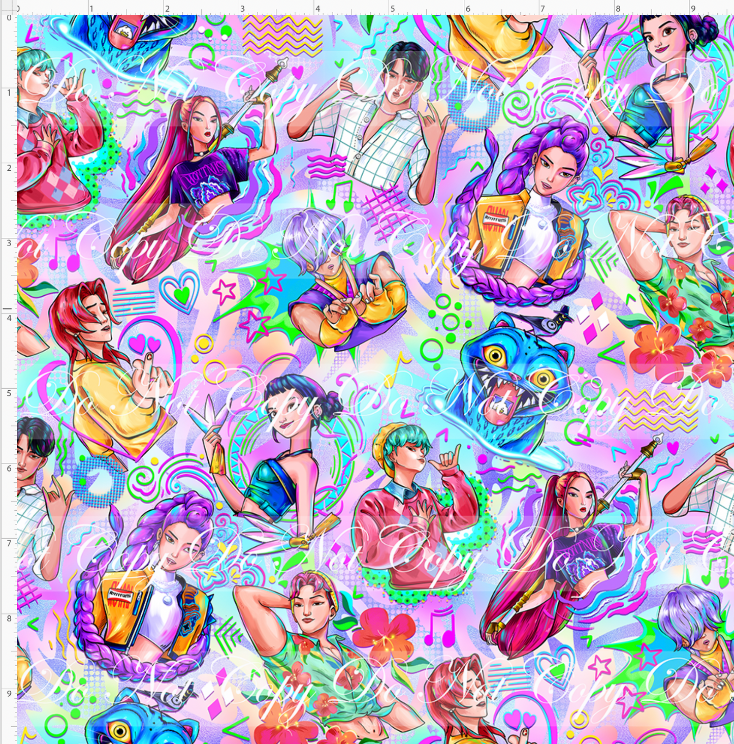 KPOP Huntrix - Singles - Multicolor - SMALL SCALE