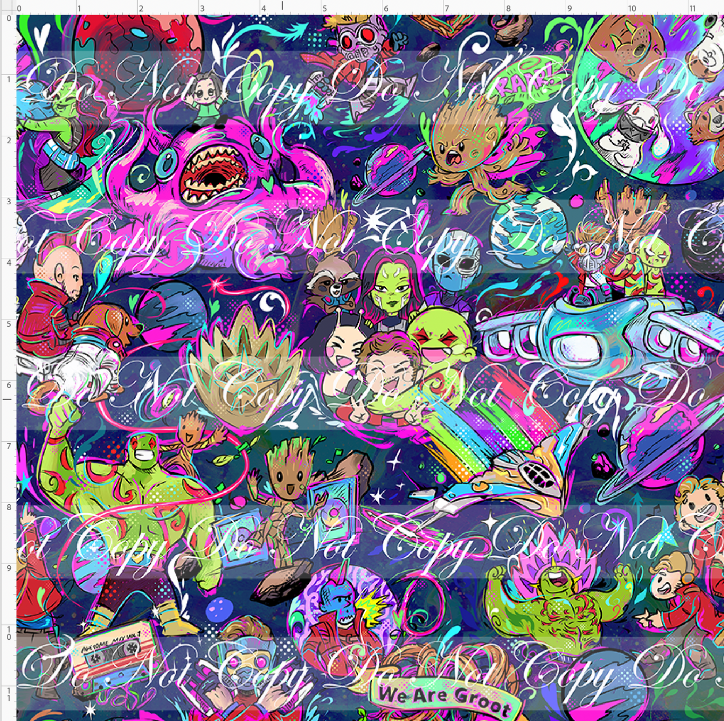 Kawaii Lord of the Galaxy - main - navy - REGULAR SCALE