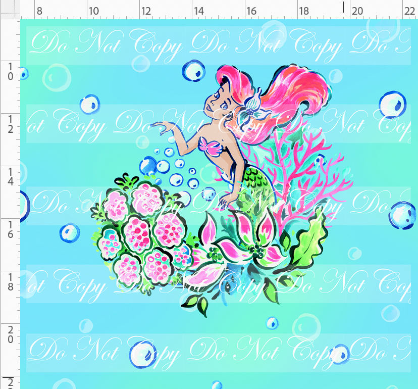 LP Inspired-Mermaid-panel-swimming-blue-adult