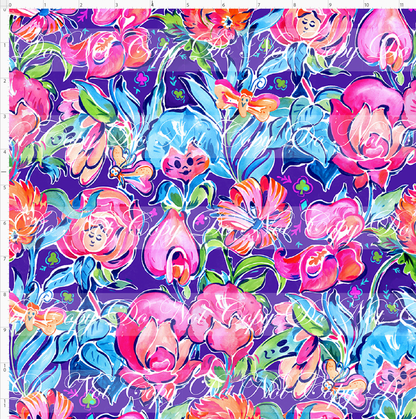 LP Inspired-Wonderland-Flowers-Navy-regular scale