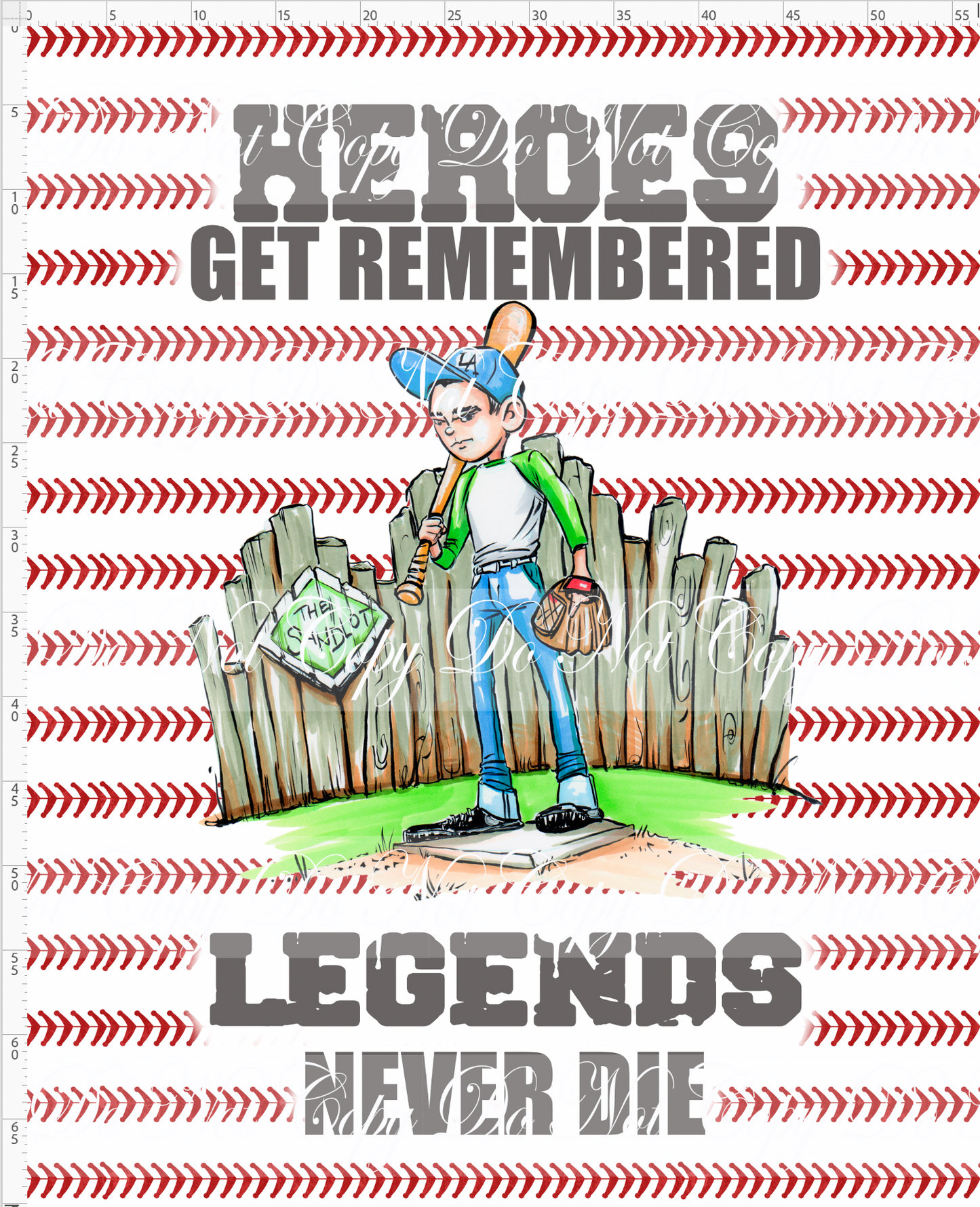 Legends Never Die - Full Size Blanket Panel 58W x 72H