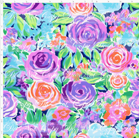 Lilac & Linen - Ranunculus - Navy