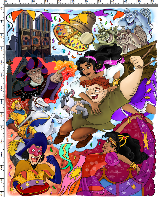 Locked Away - Full Size Blanket Panel 58W x 72H