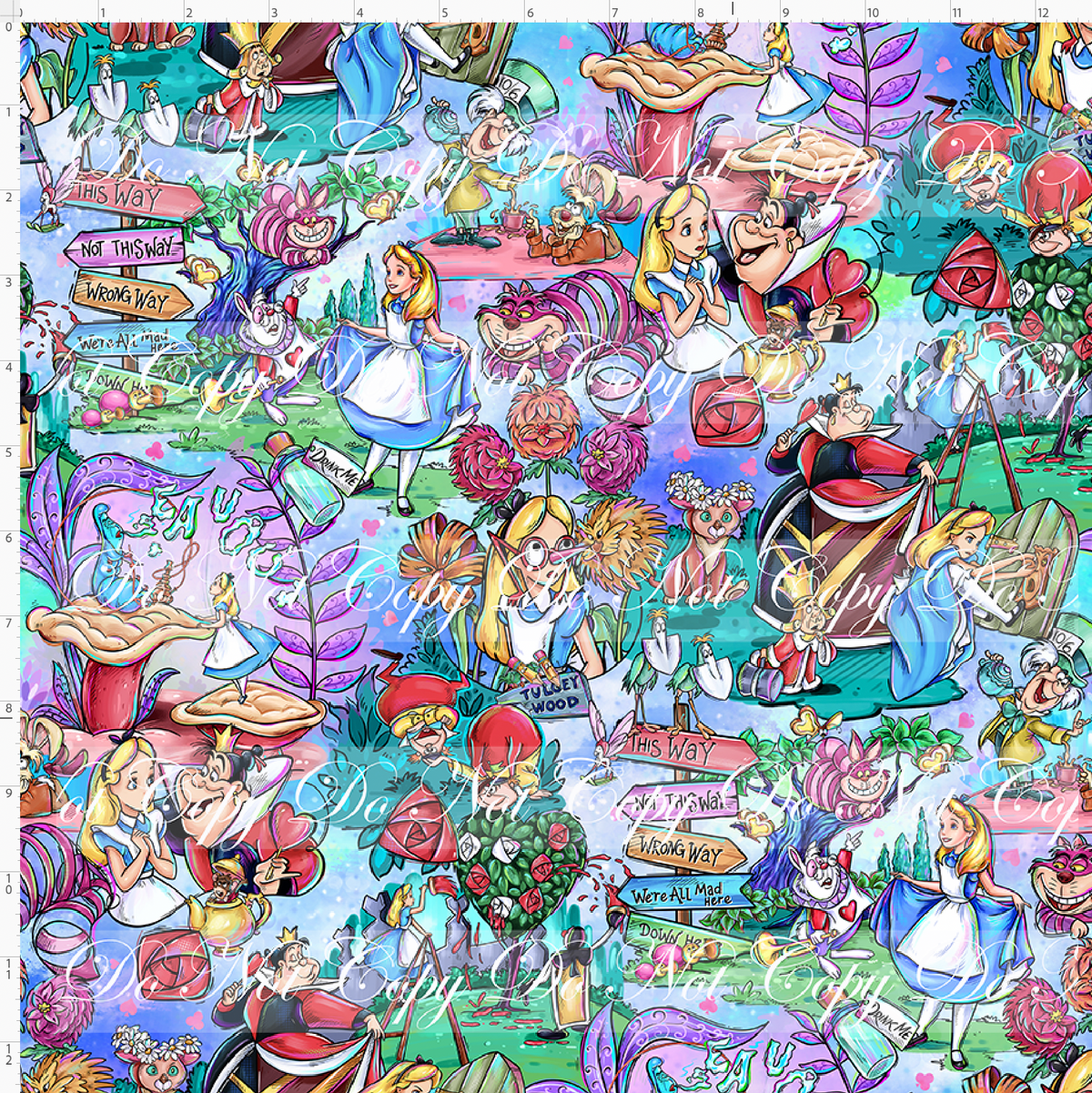 Lost in Wonderland-Main-Blue Green-regular scale