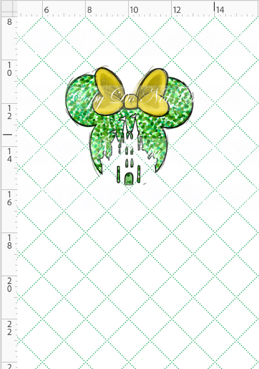 Lucky Mouse - Panel - Girl Mouse Head - CHILD