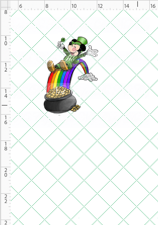 Lucky Mouse - Panel - Rainbow Slide - CHILD