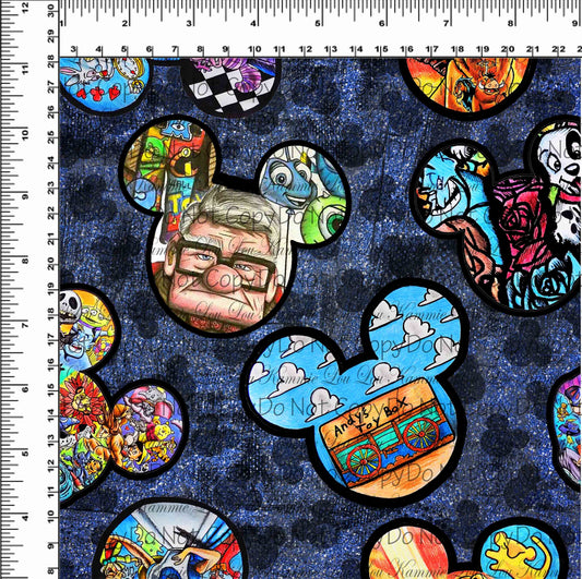 Magic Art - Art Heads - Denim Grunge