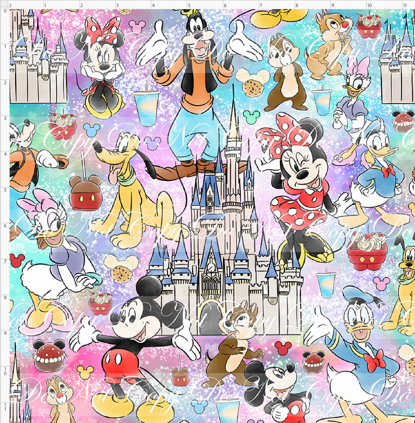 Magical Gang - Main Design - REGULAR SCALE - Rainbow