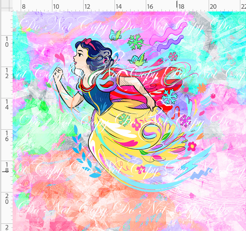 Magical Miles - panel - peach - apple princess no words - ADULT