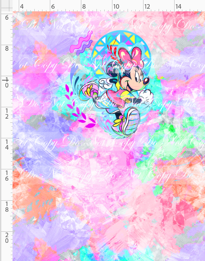 Magical Miles - panel - peach - girl mouse - CHILD