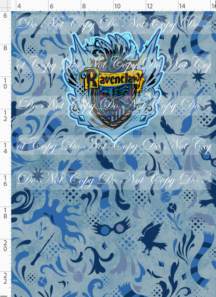 Magical Mischief-panel-blue crest-blue house background-child