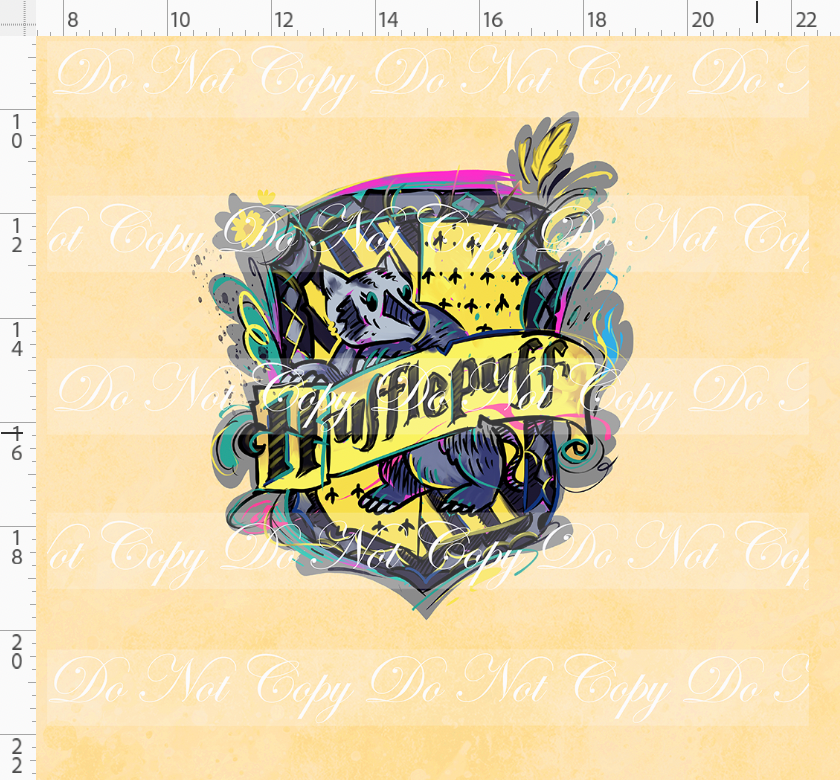 Magical Mischief-panel-yellow crest-yellow simple-adult