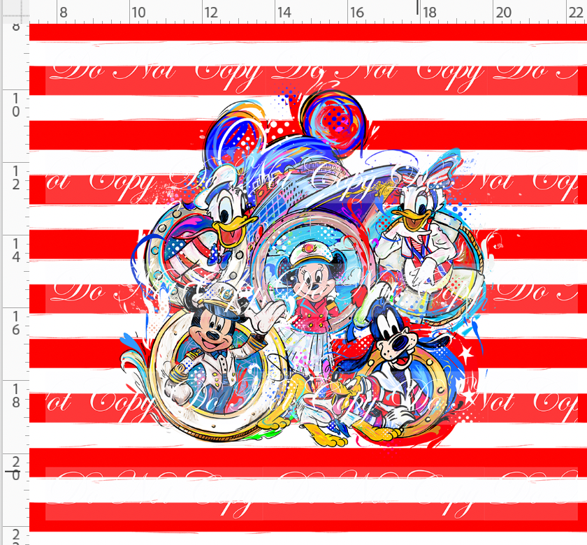 Magical Voyages-Panel-Everyone-red sketchy stripe-adult