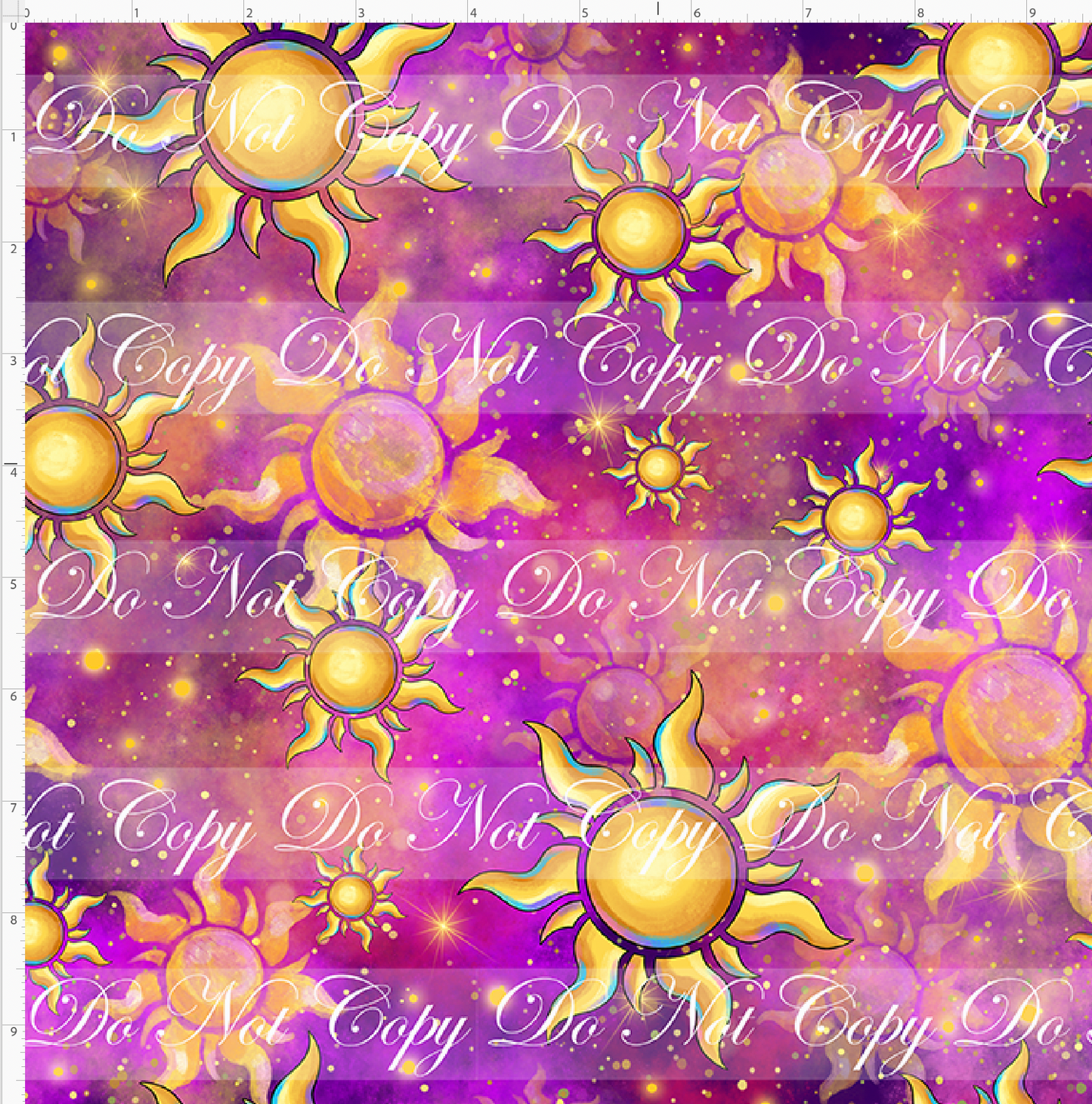 Maiden in the Tower - coordinate - suns - pink - REGULAR SCALE