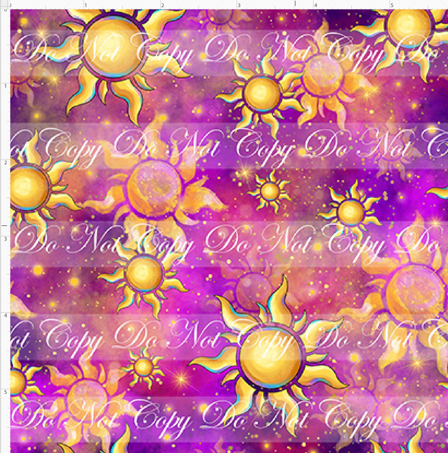 Maiden in the Tower - coordinate - suns - pink - SMALL SCALE