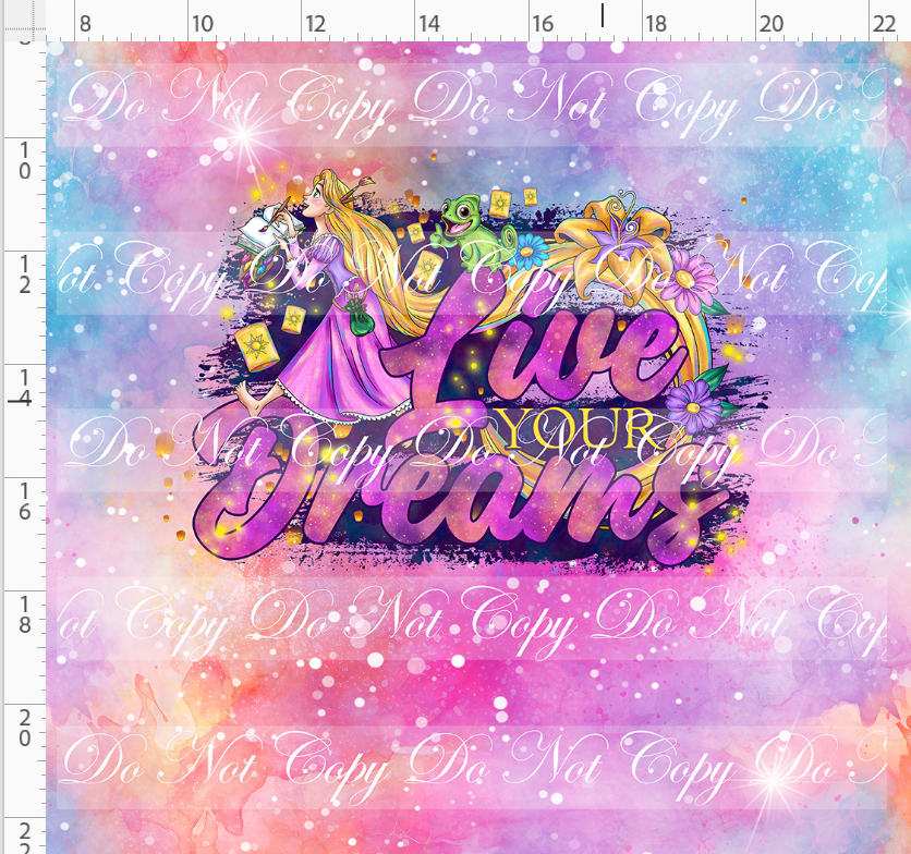 Maiden in the Tower - panel - live dreams - pink - ADULT