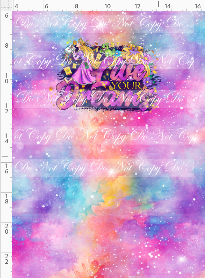 Maiden in the Tower - panel - live dreams - pink - CHILD