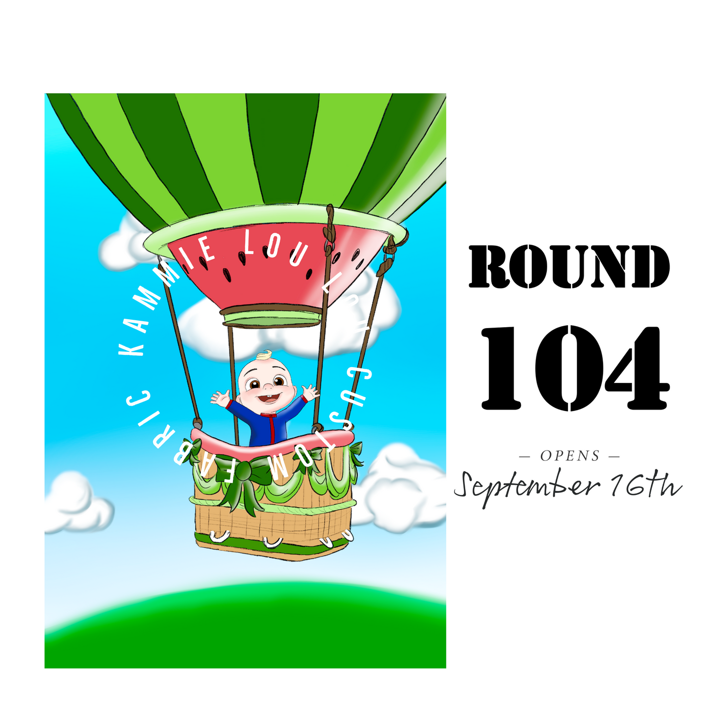 Melon - Full Size Blanket Panel 58W x 72H