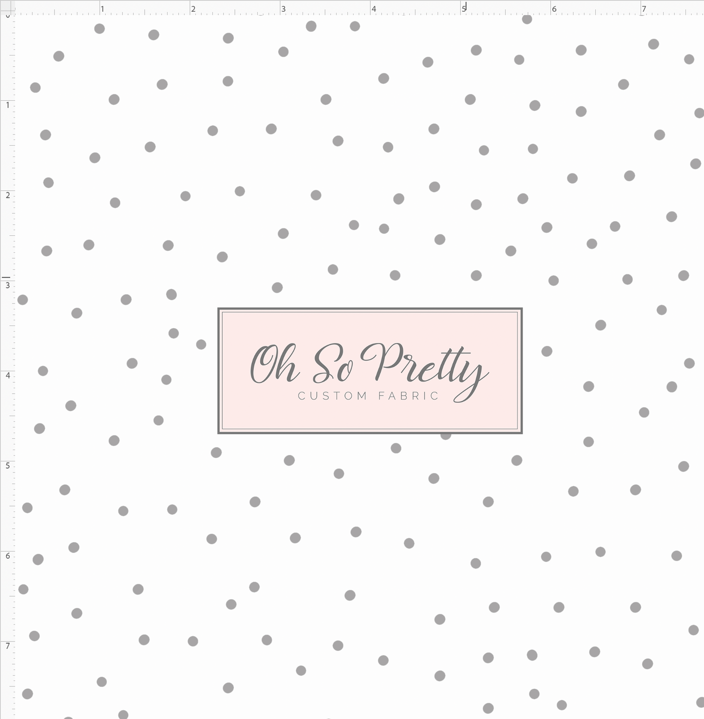 Mouse Pop-Dots-white with grey dots