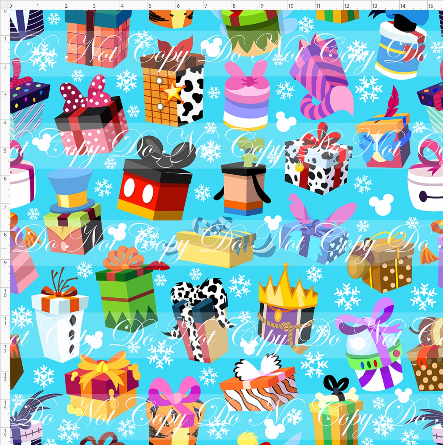 My Favorite Time of the Year-character presents-blue-large scale