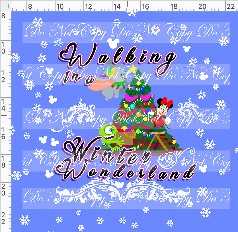 My Favorite Time of the Year-panel-girl mouse-winter wonderland-cornflower-adult