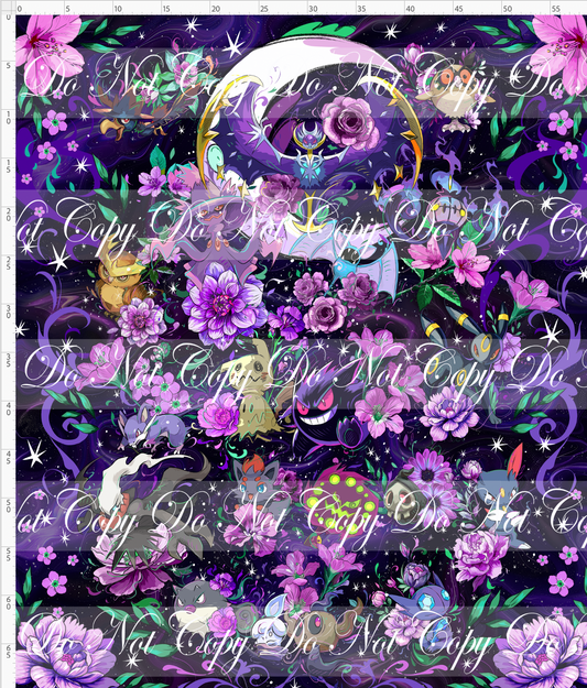 Nocturnal Cuties - Full Size Blanket Panel 58W x 72H