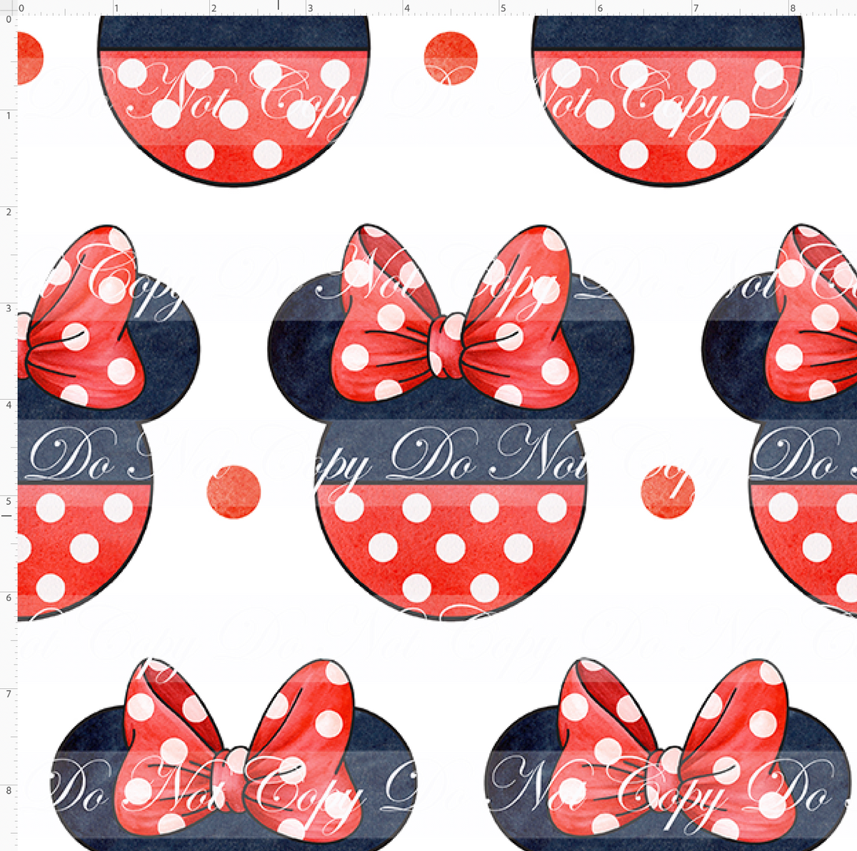 Oh Boy! & Oh Girl! - Classic Mouse - LG SILHOUETTE - RED