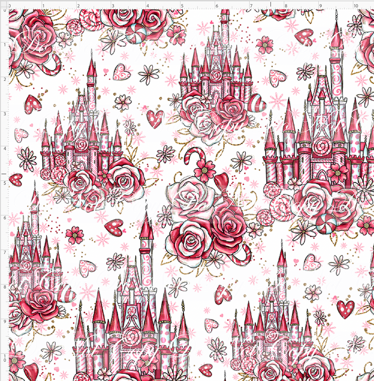 Peppermint Mouse-Castles-Regular Scale