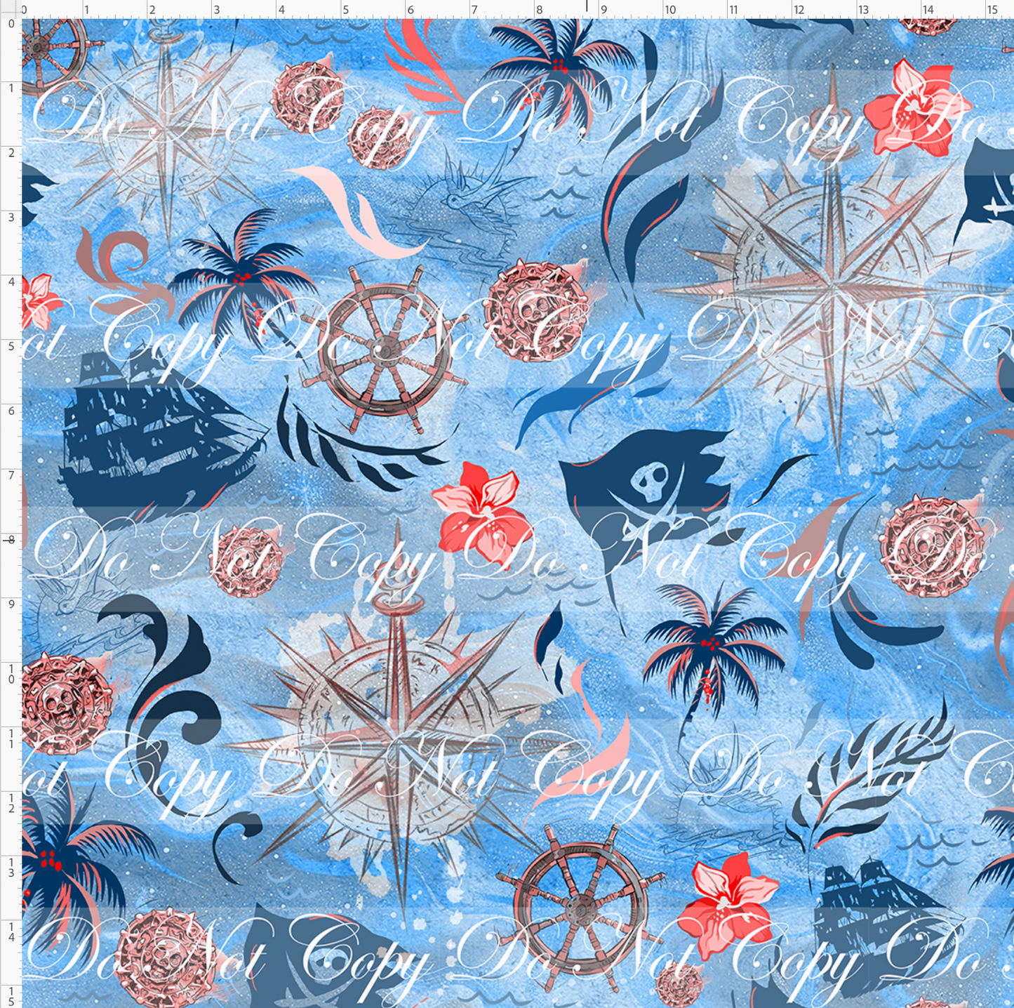 Pirate Tales - Coordinate - Regular Scale - Dark Blue