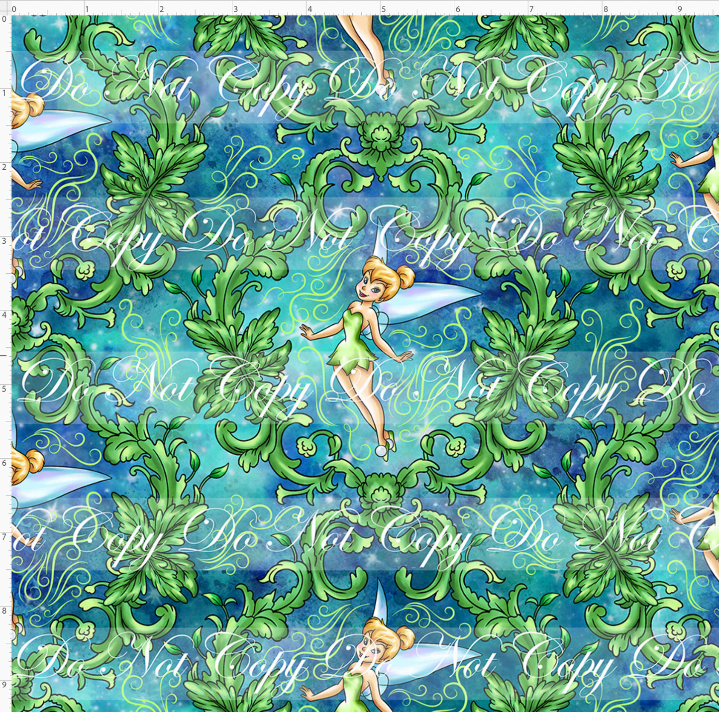Pixie Dust Dreams - Tink Cameo - Teal