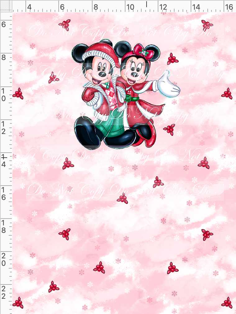 Poinsettia Mouse-panel-couple-red-child