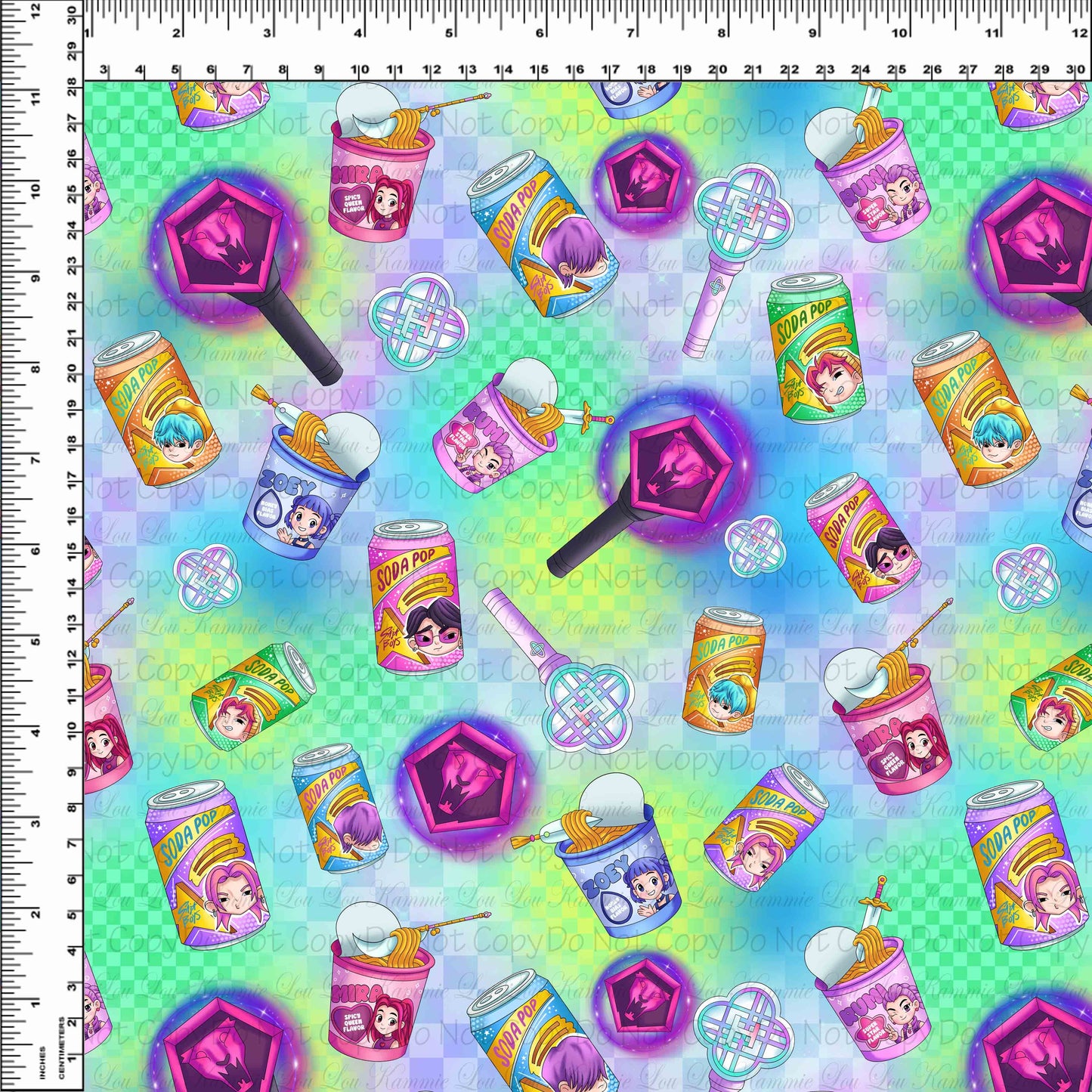 Pop Stars - Blue Green Coordinate