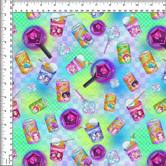 Pop Stars - Blue Green Coordinate