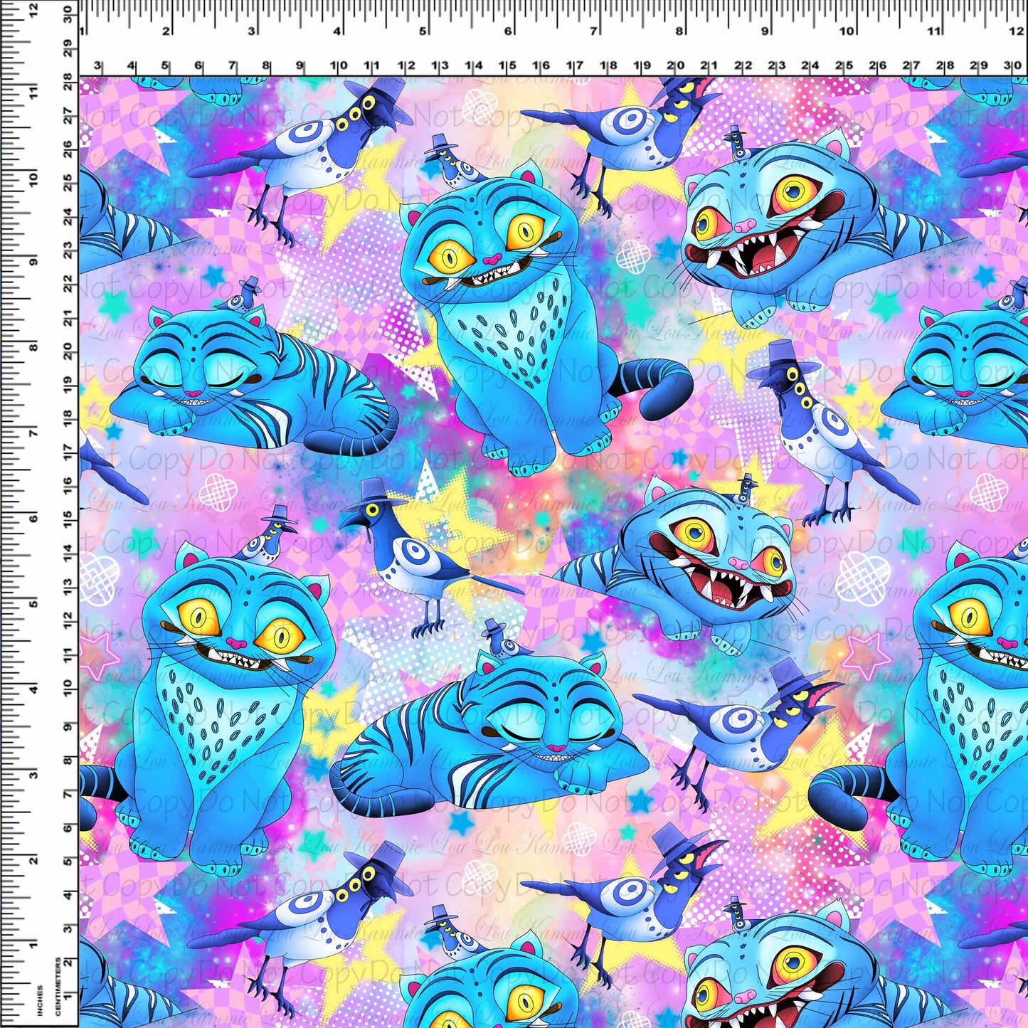 Pop Stars - Cat Coordinate - Blue