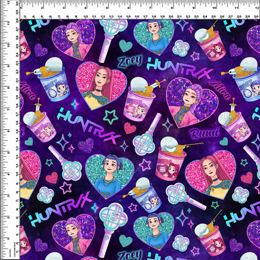 Pop Stars - Girls Purple Coordinate