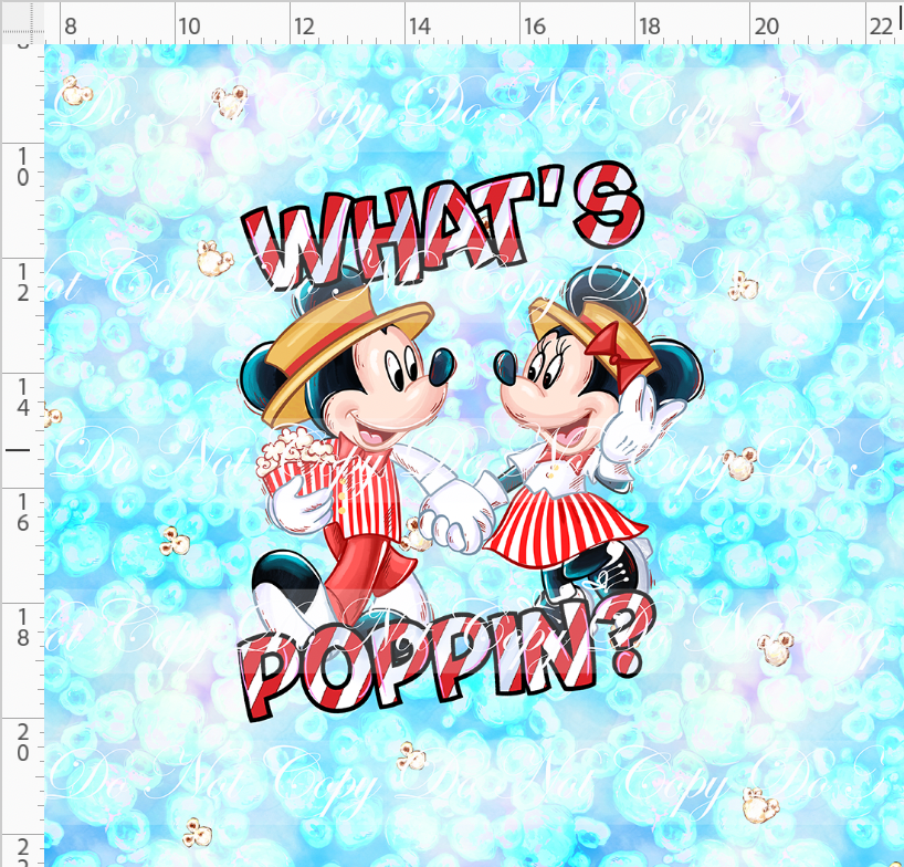 Poppin' Down Mainstreet-Panel-Whats Poppin-Blue-Adult
