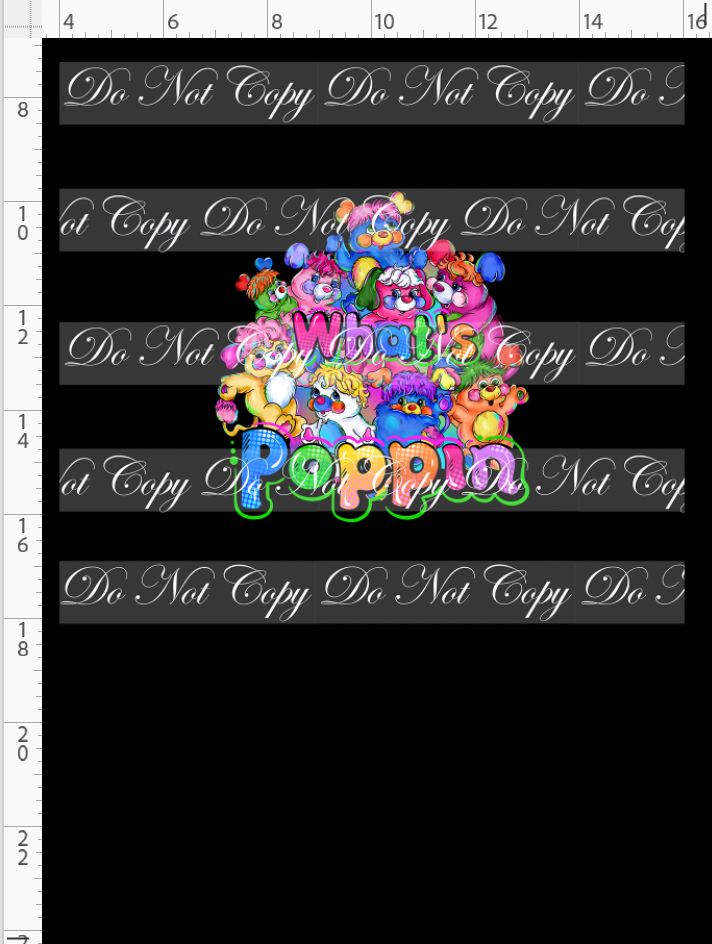 Poptastic! - Main - Panel - CHILD - Black
