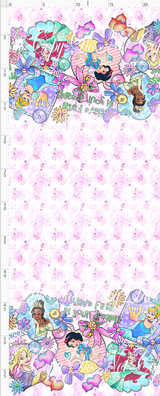 Princess Power - Double Border - Pink