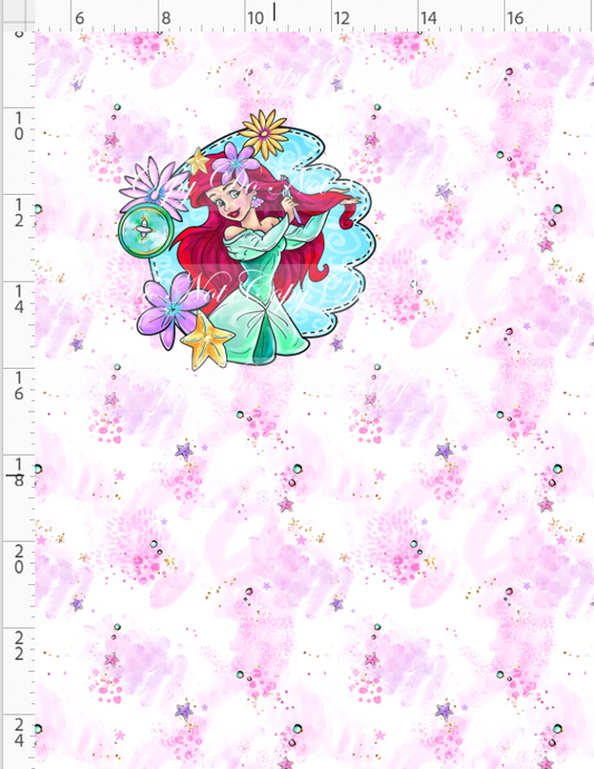Princess Power - Panel - Mermaid - Pink - CHILD