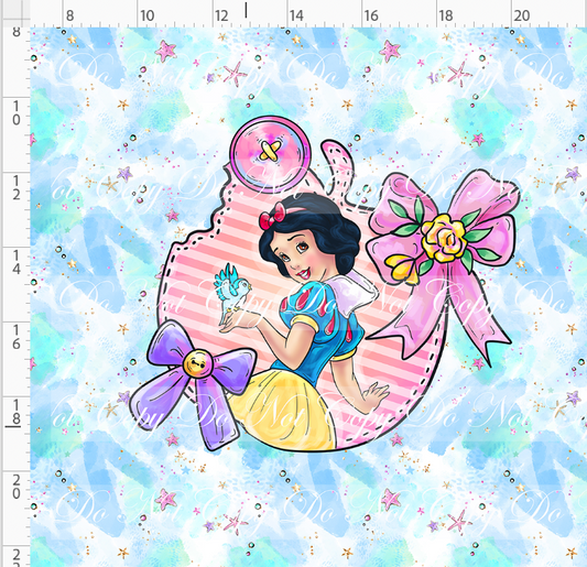 Princess Power - Panel - Snowy - Blue - ADULT